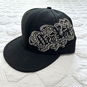 New York Yankee’s Baseball Hat Fitted 7.5 Black & Silver Graffiti 59fifty